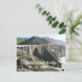 Bixby Creek Bridge, Big Sur, Kalifornien Postkarte (Stehend Vorderseite)