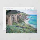 Bixby Creek Bridge - Postcard Postkarte (Vorne/Hinten)