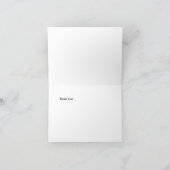 Bixby in der Sonne Dankeskarte (Innenseite)