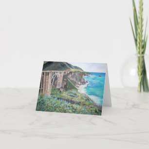 Bixby Nebenfluss-Brücke - Gruß-Karte Karte