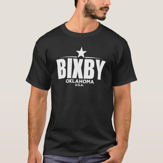 Bixby Oklahoma Retro Vintag T-Shirt (Vorderseite)