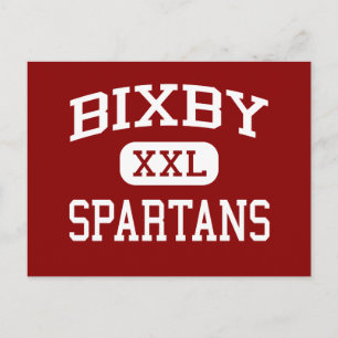Bixby - Spartans - Mittelschule - Bixby Oklahoma Postkarte