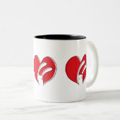 BixTheRabbit Tassen-Sammlung Zweifarbige Tasse (VorderseiteRechts)