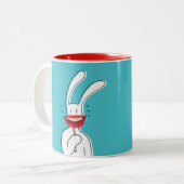 BixTheRabbit Tassen-Sammlung Zweifarbige Tasse (Vorderseite Links)