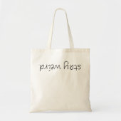 Bizar verblijf value draagtas schoudertas witzwart tragetasche (Vorne)