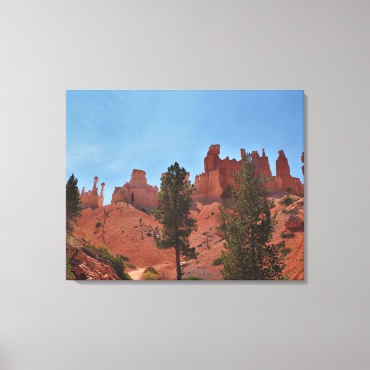 Bizarre Bryce Canyon Leinwanddruck (Vorderseite)