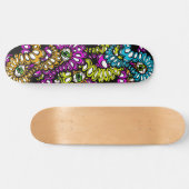 Bizarre Eyeball Funny Wild Crazy Insane Graphics Skateboard (Horizontal)