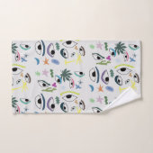 Bizarre Eyes Moderne Kunst Badhandtuch Set (Handtuch)