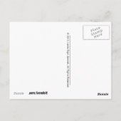 Bizarre Flight - Rückkehr aus dem Urlaub Postkarte (Rückseite)