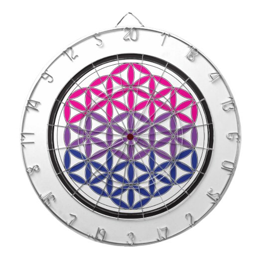 bizarre Geometrie Dartscheibe (vorne)