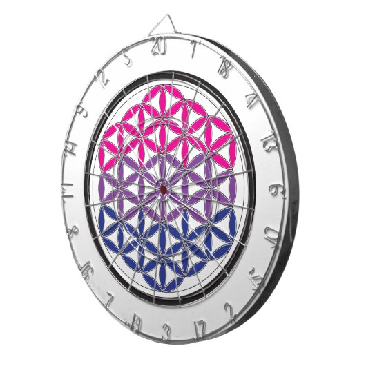 bizarre Geometrie Dartscheibe (Vorderseite rechts)