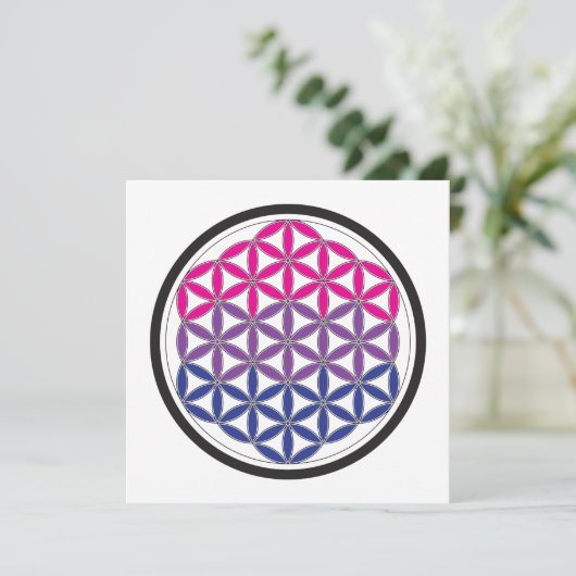 bizarre Geometrie Einladung (Stehend Vorderseite)