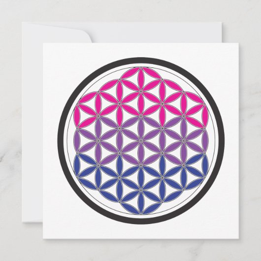 bizarre Geometrie Einladung (Vorderseite)