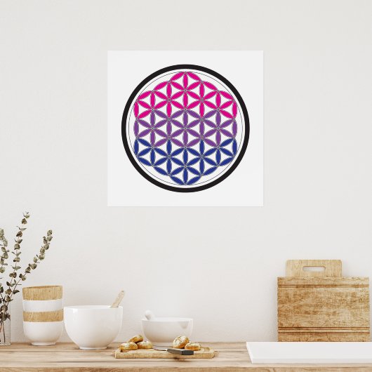 bizarre Geometrie Poster (Küche)