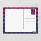 bizarre Geometrie Postkarte (Rückseite)