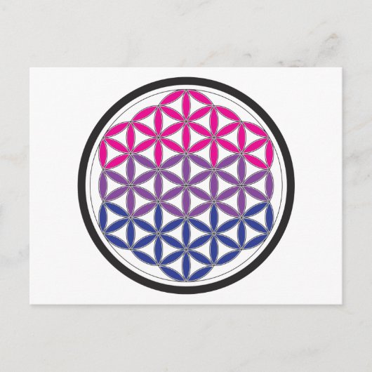 bizarre Geometrie Postkarte (Vorderseite)