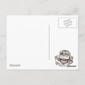 Bizarre Giraffe in Ägypten Postkarte (Rückseite)