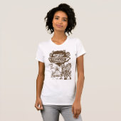 Bizarre Giraffe in Ägypten T-Shirt (Vorne ganz)