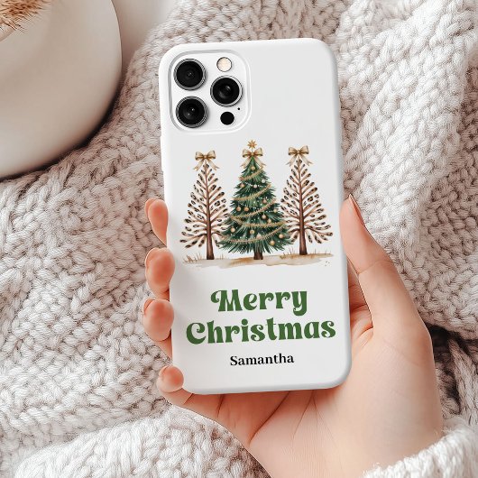 Bizarre Leopardenprint-Weihnachtsbäume mit individ Case-Mate iPhone Hülle