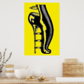 Bizarre Rubber Boot Poster (Küche)