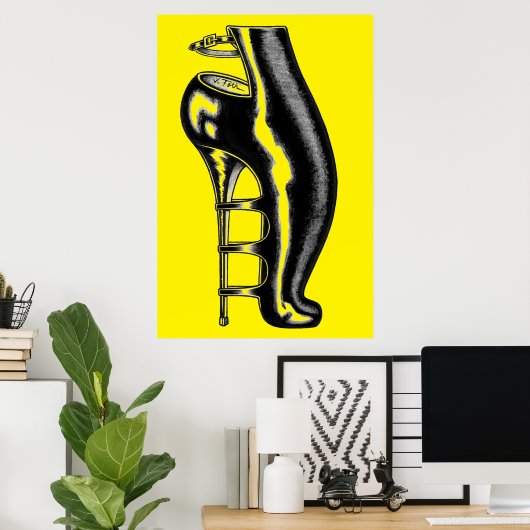 Bizarre Rubber Boot Poster (Heimbüro)