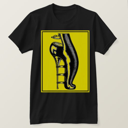 Bizarre Rubber Boot T-Shirt (Design vorne)