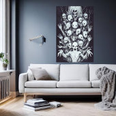 Bizarre seltsames Familienporträt | Art der AI Poster