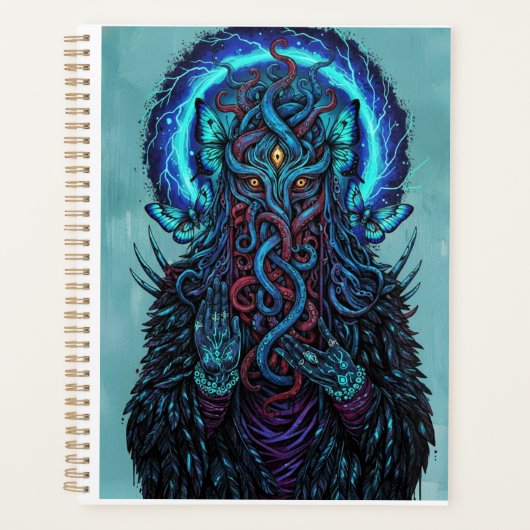 Bizarre Surrealism Dark Art Notebook Planer (Vorderseite)