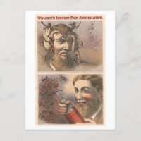 Bizarre Vintage Werbung für Wolcott Medicine
