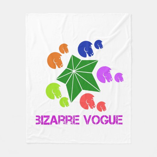 bizarre Vogue Fleecedecke (Vorderseite)