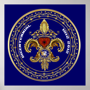 Bizentennale Louisiana Poster