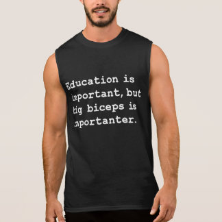 Bizeps ist importanter ärmelloses shirt