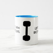 Bizeps-Locken-Tasse Zweifarbige Tasse (Mittel)