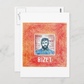 Bizet-Postkarte Postkarte (Vorne/Hinten)