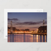 Bizkaia-Brücke Postkarte (Vorne/Hinten)