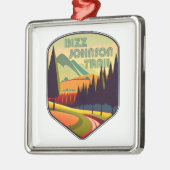Bizz Johnson Trail Colors Ornament Aus Metall (Links)