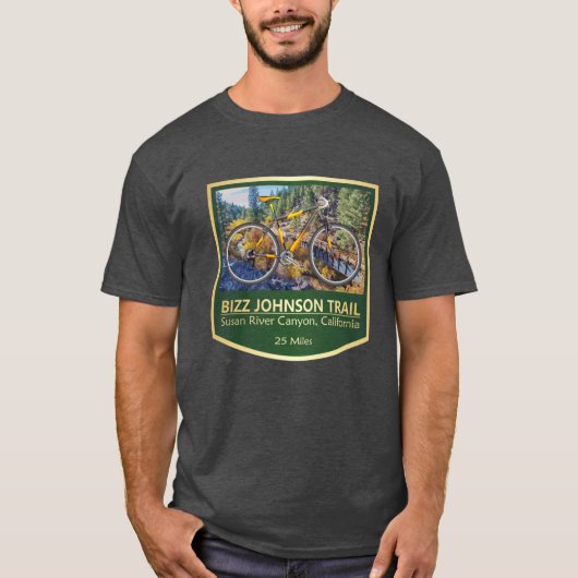 Bizz Johnson Trail Fahrrad2 T-Shirt (Vorderseite)