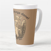 Bizzy Beaver #1 Latte Tasse (Rechte Ecke)