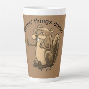 Bizzy Beaver #1 Latte Tasse