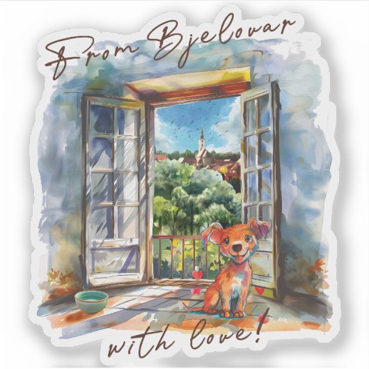 Bjelovar Aufkleber (Vorderseite)