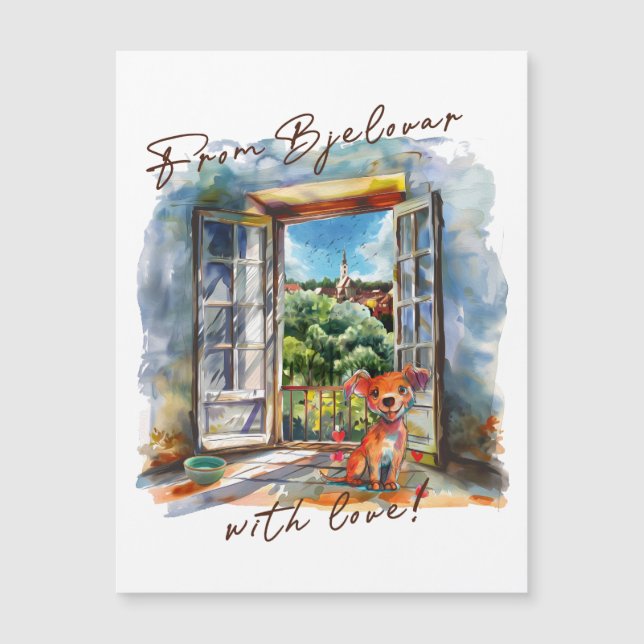 Bjelovar Magnetkarte (Vorderseite)