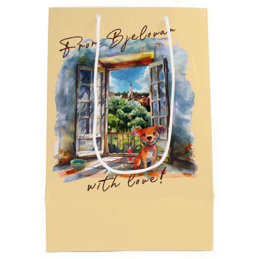 Bjelovar Mittlere Geschenktüte (Rückseite)