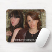 bjfletcherprivateeye.com-Mausunterlage Mousepad (Mit Mouse)