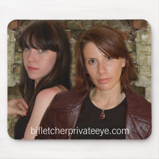 bjfletcherprivateeye.com-Mausunterlage Mousepad (Vorne)