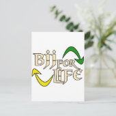 BJJ 4 Life Postkarte (Stehend Vorderseite)