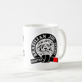 BJJ - Brasilianischer Jiu-Jitsu-Kämpfer Kaffeetasse (VorderseiteRechts)