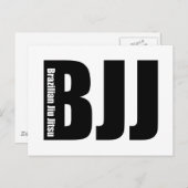 BJJ - Brasilianischer Jiu Jitsu Postkarte (Vorne/Hinten)