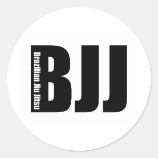 BJJ - Brasilianischer Jiu Jitsu Runder Aufkleber
