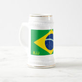 BJJ, BRASILIANISCHES JIU-JITSU BIERGLAS (Vorderseite Links)