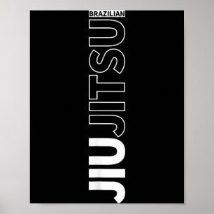 BJJ Brasilianisches Jiu Jitsu Jujitsu Grappling MM Poster